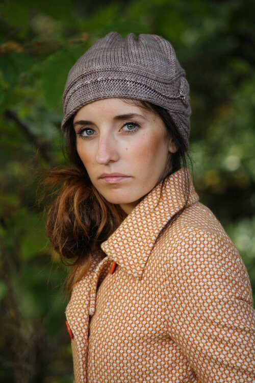 Leaf Cloche Pattern • Oak Trail Cloche Knitting Pattern PDF • Intermediate Knit Pattern