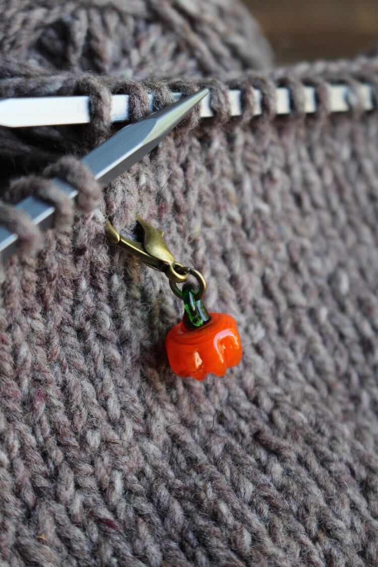 Progress Keeper • Pumpkin Progress Keeper for Knitting • Unique Gift for Mom