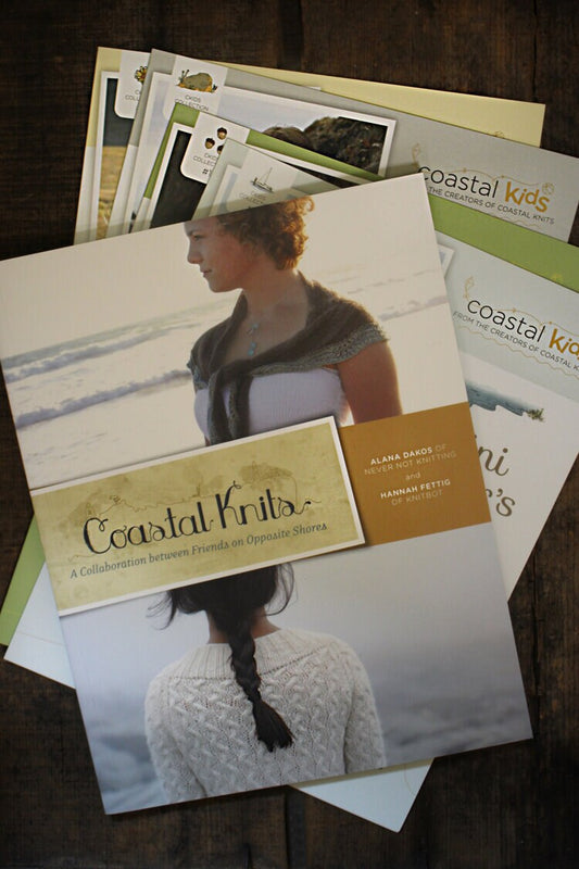Knitting Patterns • Coastal Knits and Coastal Kids Printed Knitting Pattern Bundle • Knitting Pattern Gift