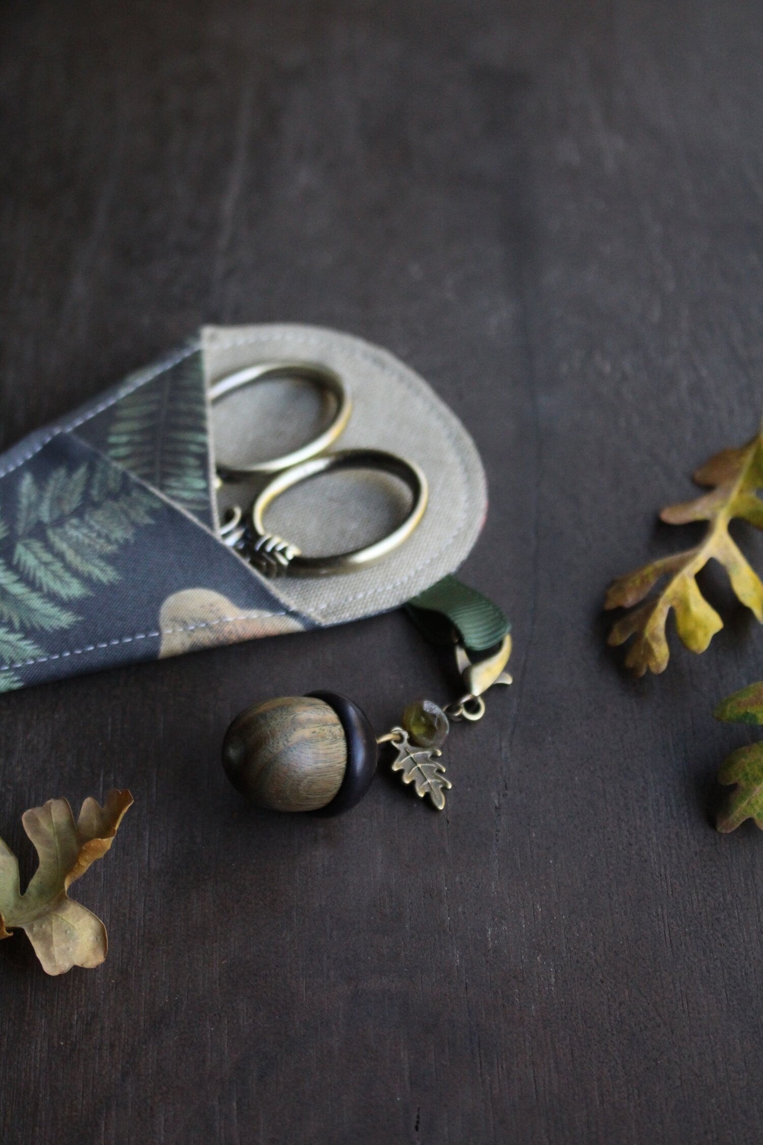 Stitch Marker • Acorn Stitch Marker Keeper • Unique Gift for Knitters