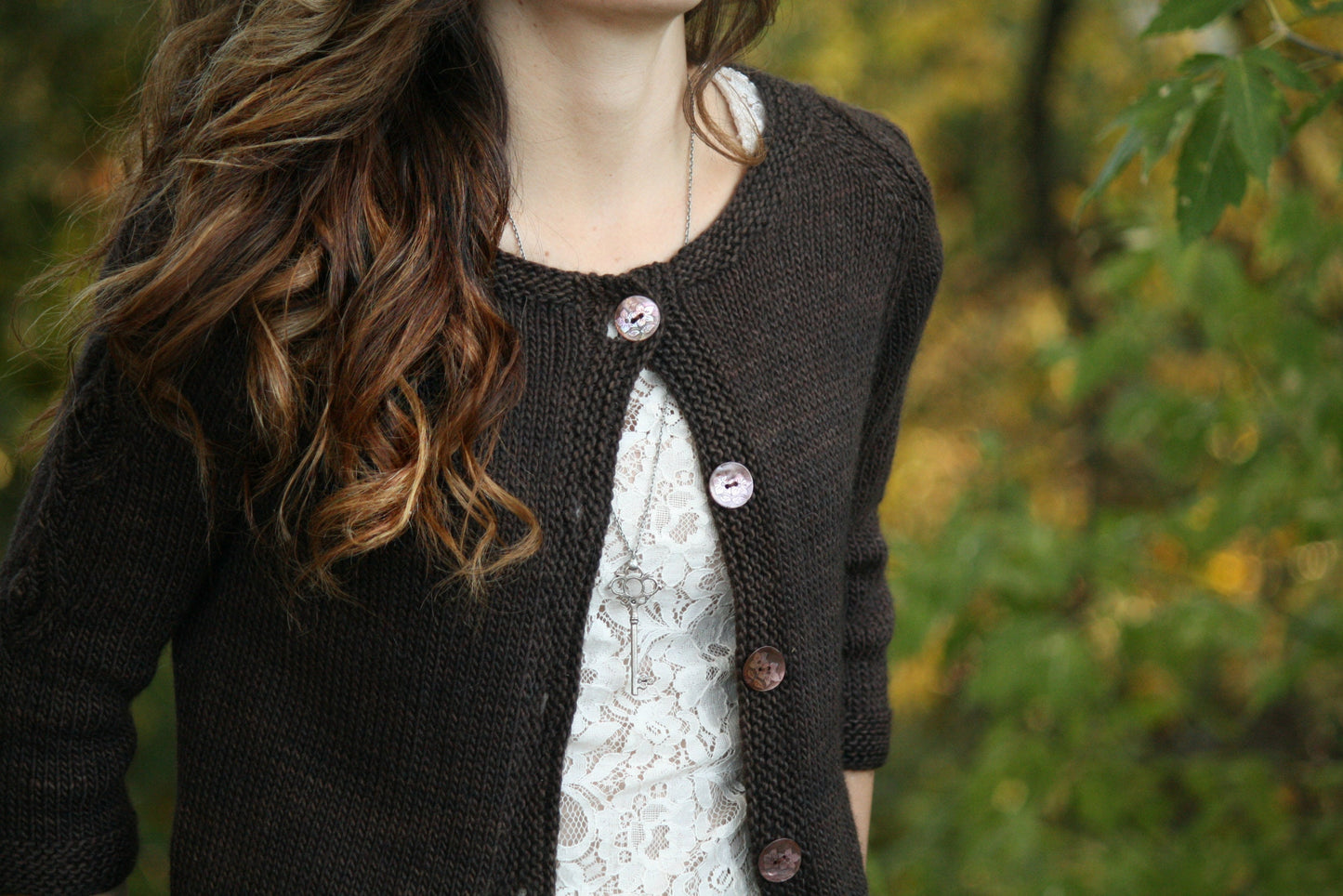 Vine Motif Button Up Cardigan Pattern • Entangled Vines • Intermediate Knitting Pattern PDF