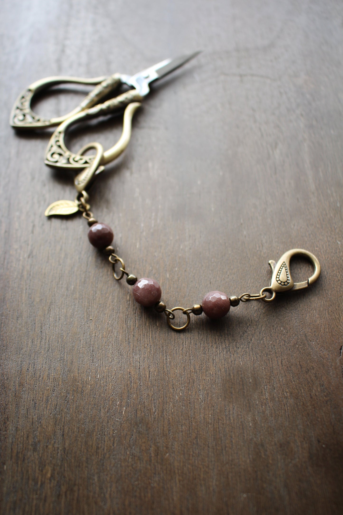 Gemstone Scissor Chain