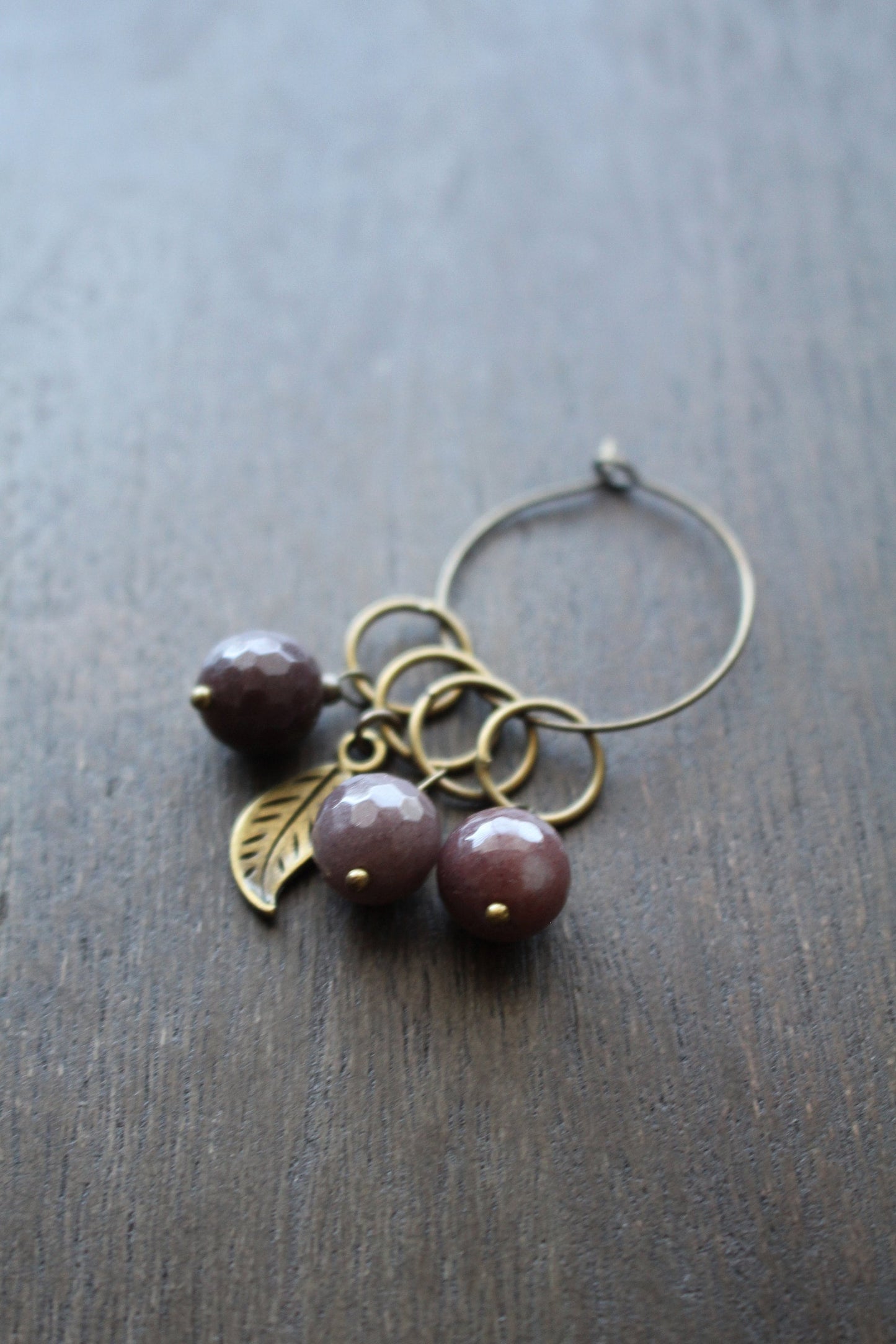 Gemstone Stitch Markers • Stitch Markers for Knitting • Knitting Gift for Grandma