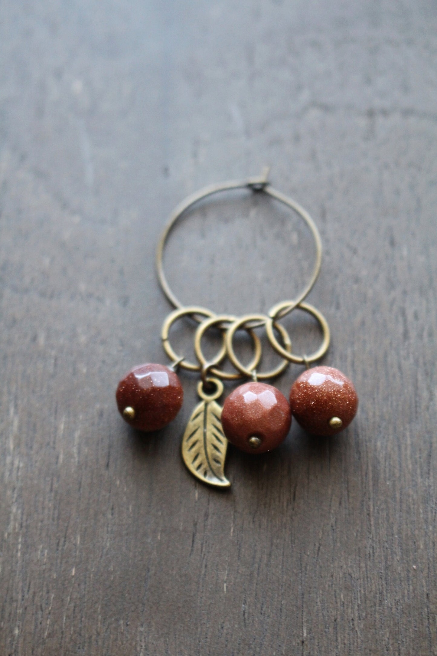 Gemstone Stitch Markers • Stitch Markers for Knitting • Knitting Gift for Grandma
