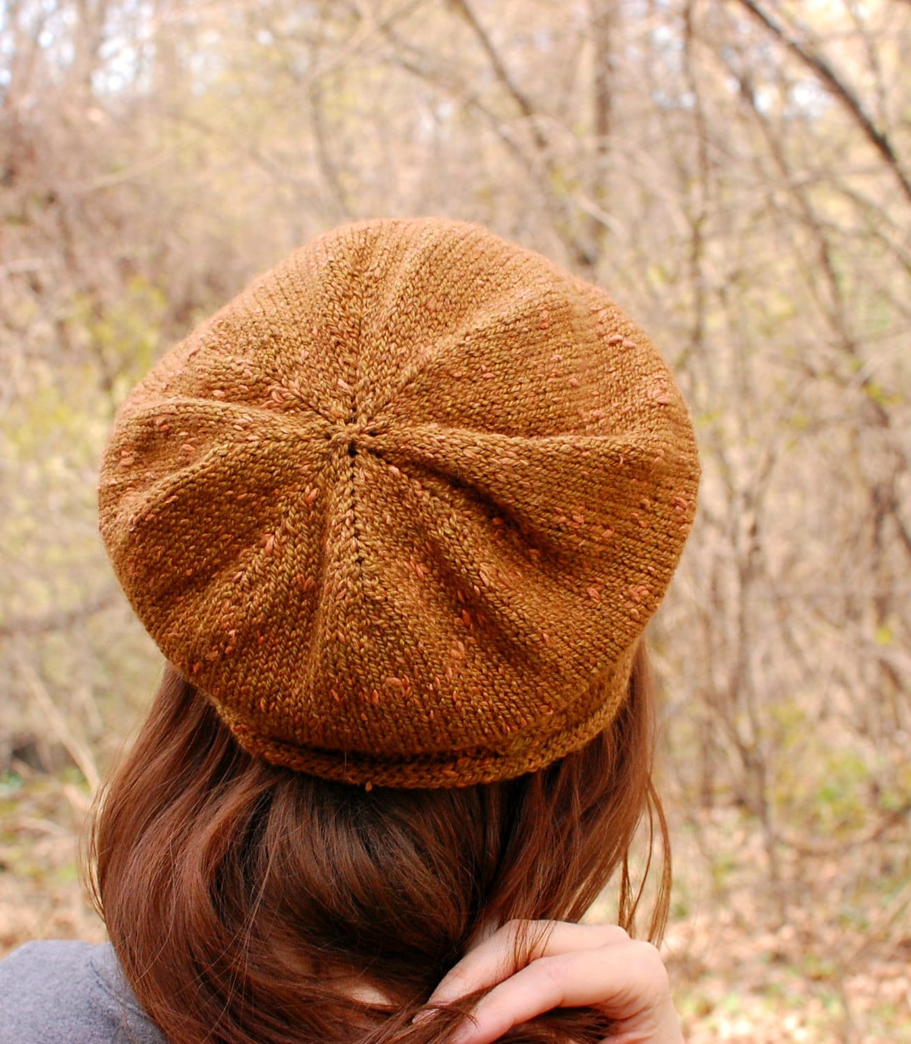 Knitting Pattern for Women • Graceful Foliage Sprig Cloche Knitting Pattern • Instant Download PDF for Intermediate Knitters