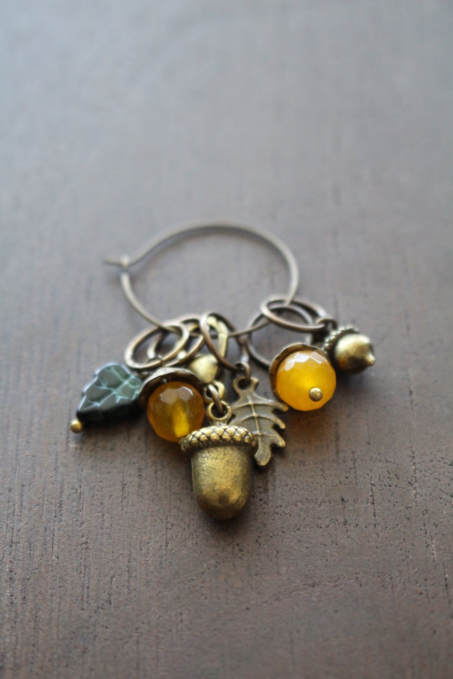 Harvest Acorn Stitch Markers Set