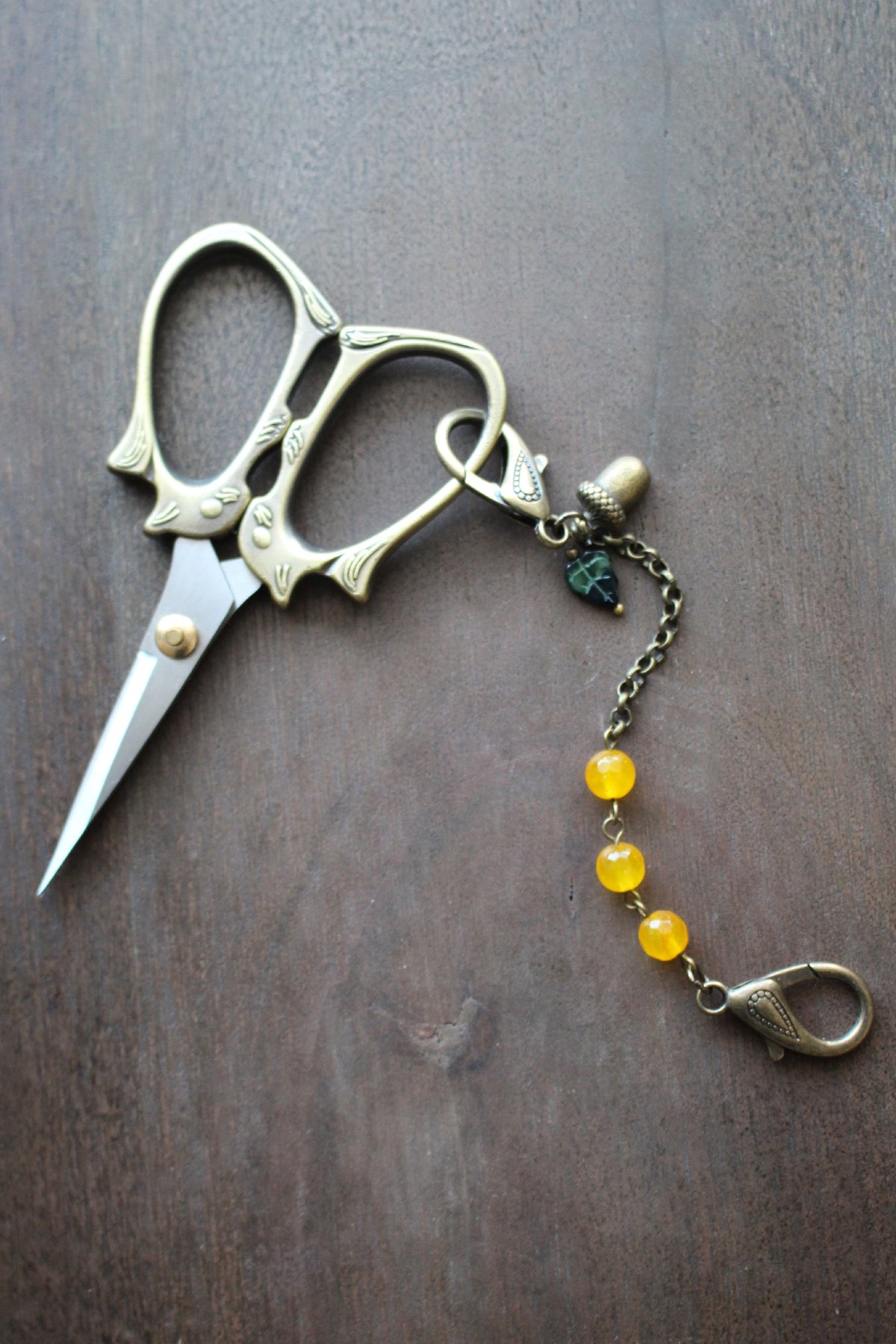 Scissors Chain Harvest Acorn Scissor Chain – Never Not Knitting