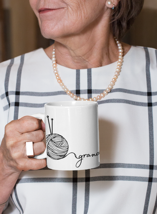 Knitting Grandma Mug