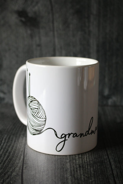 Knitting Grandma Mug