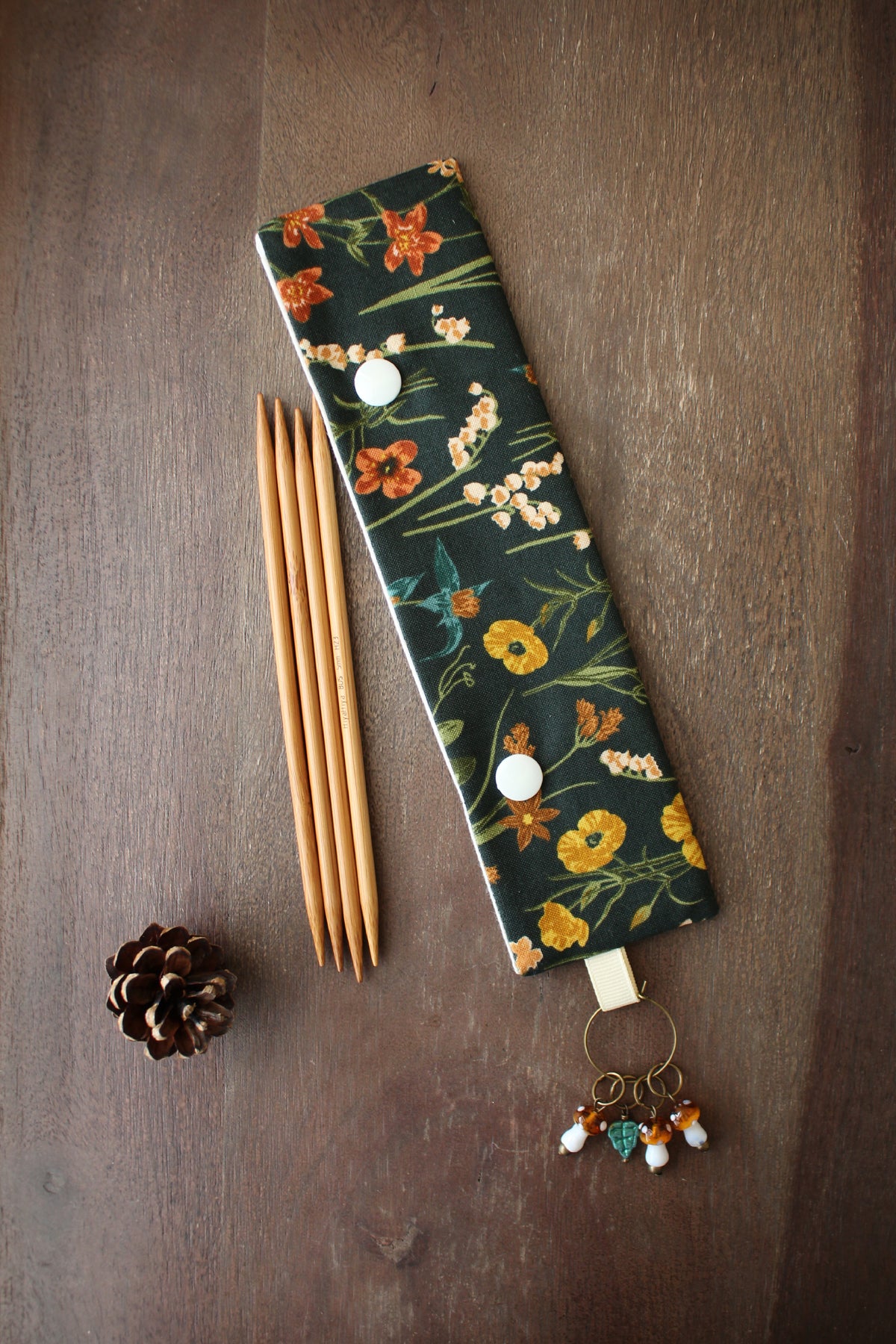 Wildflower Double-Pointed Needle Protector