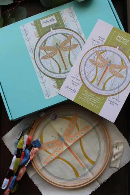 Dragonfly Embroidery Kit