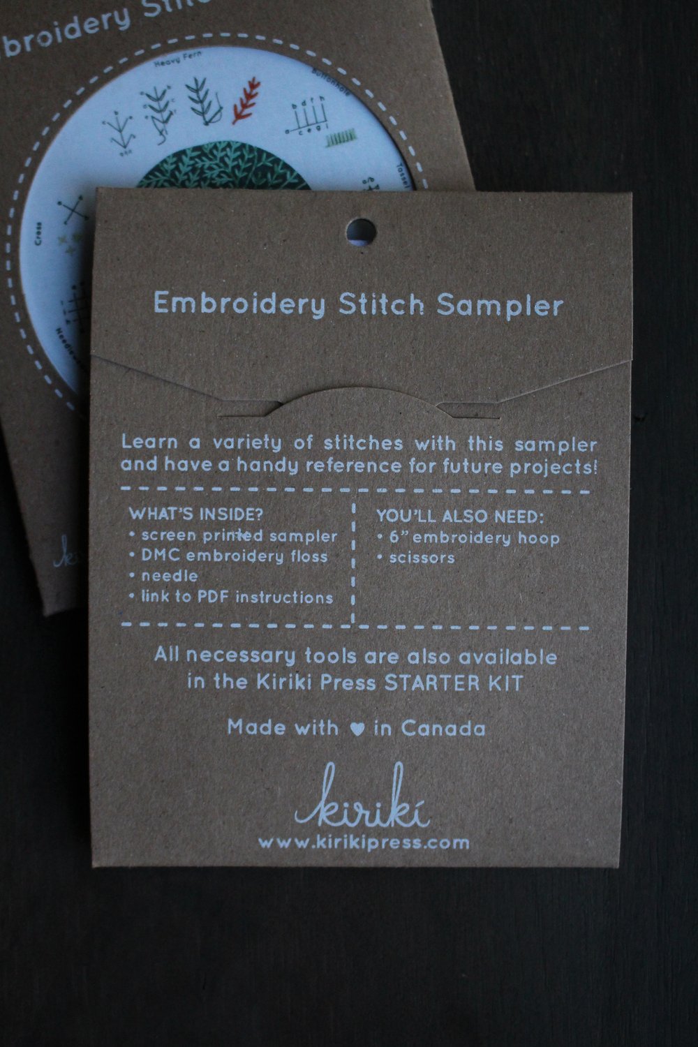 Forest Floor Stitch Sampler