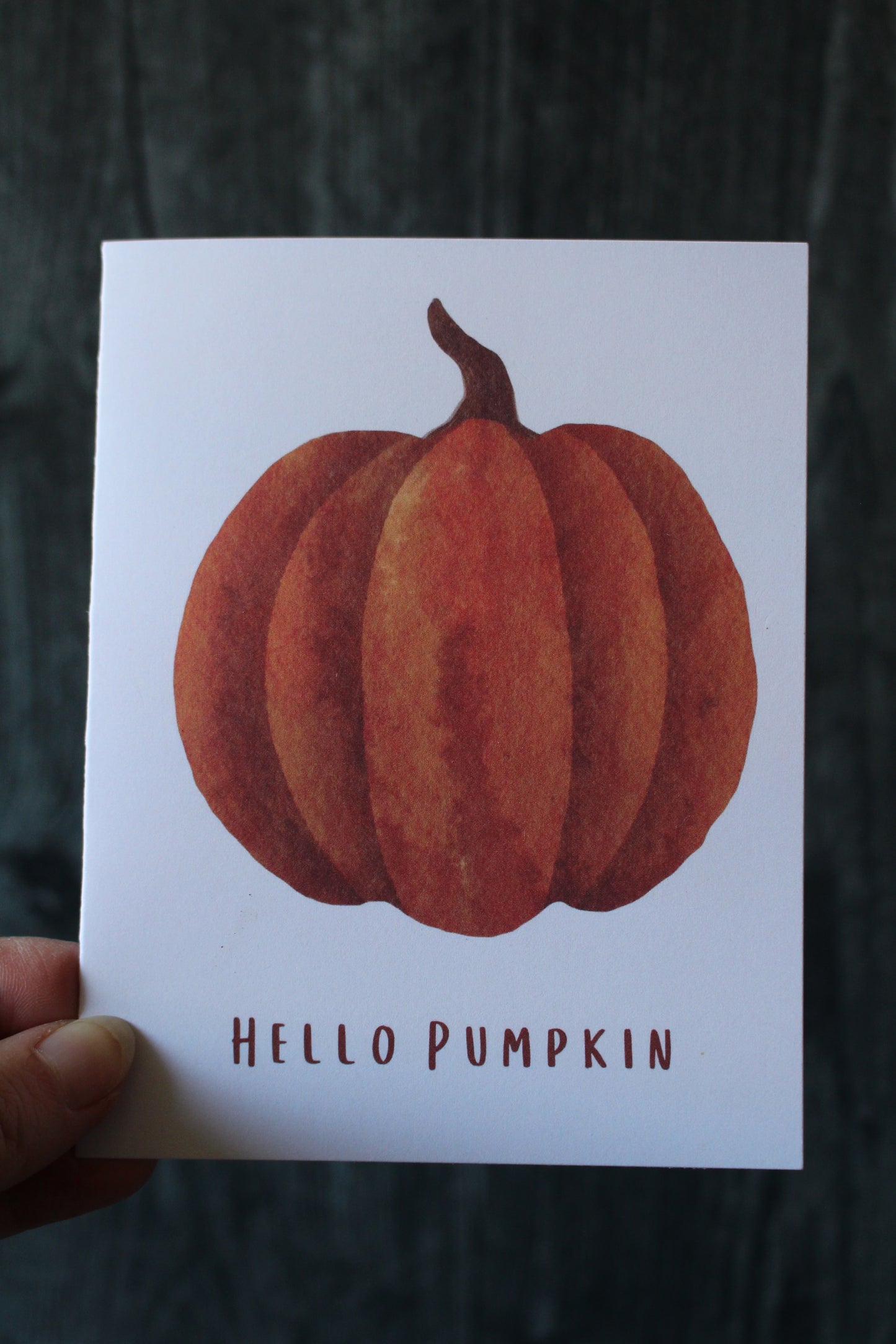 Hello Pumpkin Greeting Card