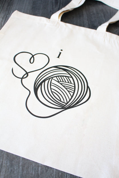 I Heart Yarn Tote