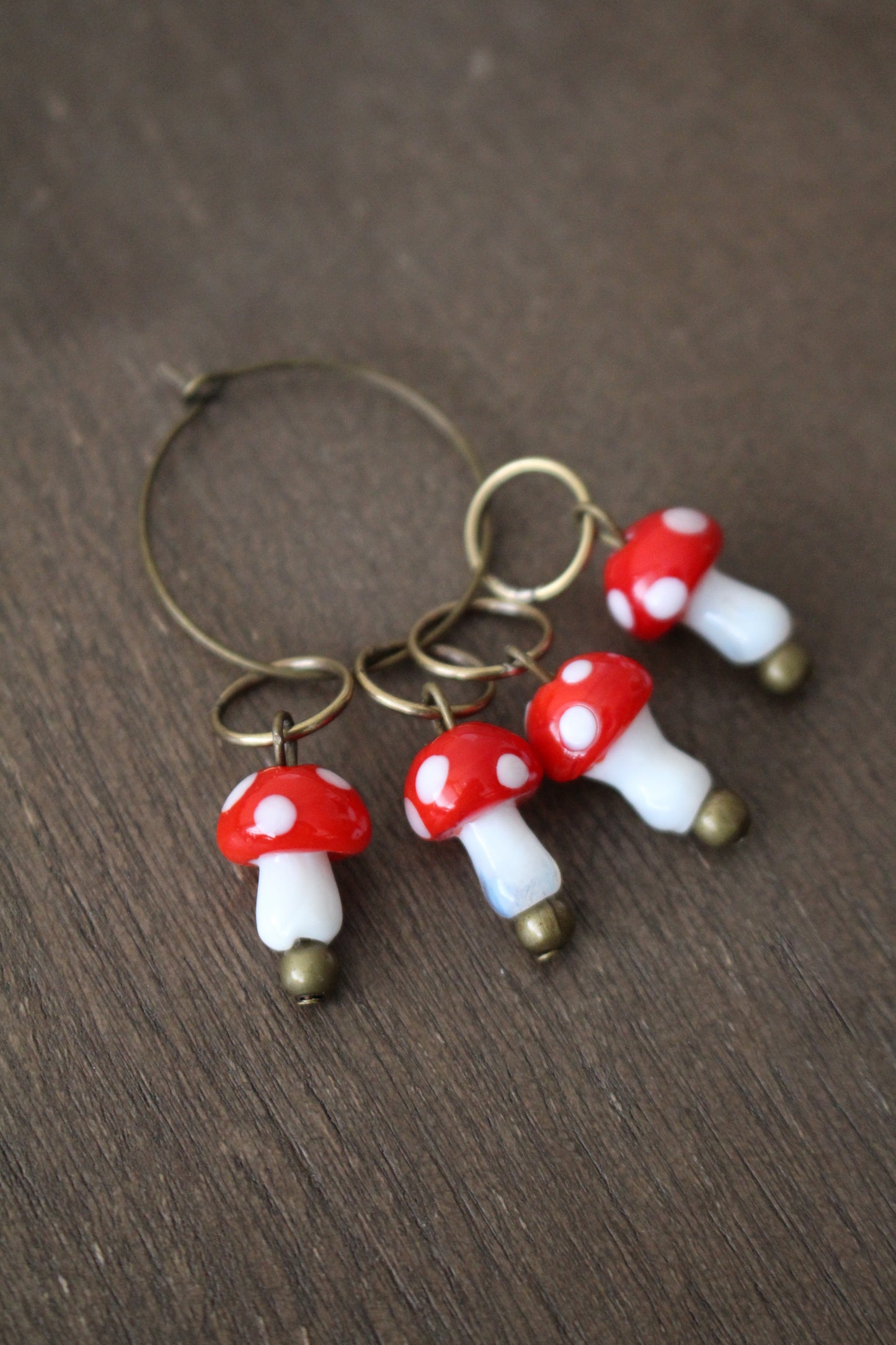 Toadstool Stitch Markers