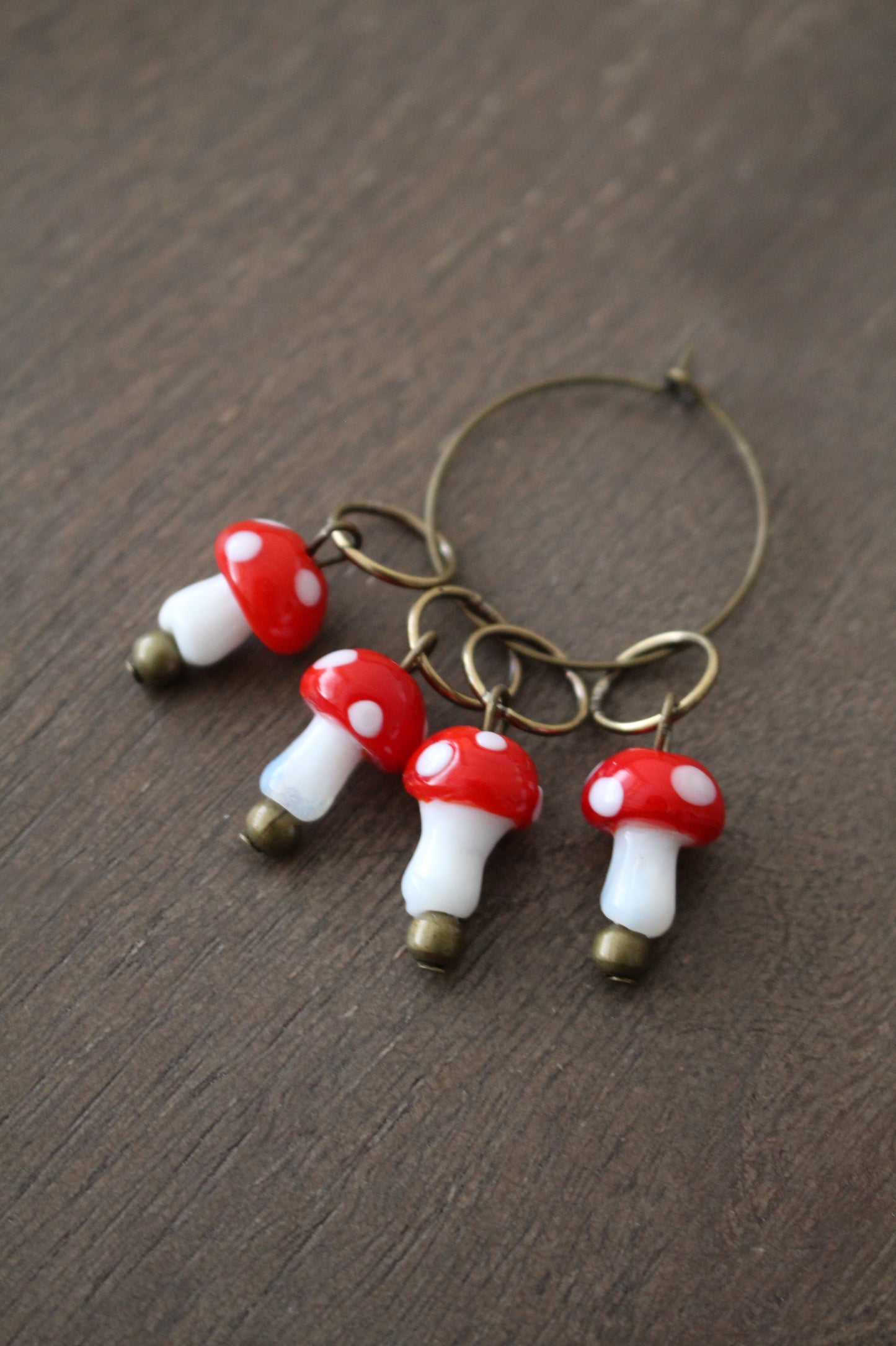 Toadstool Stitch Markers