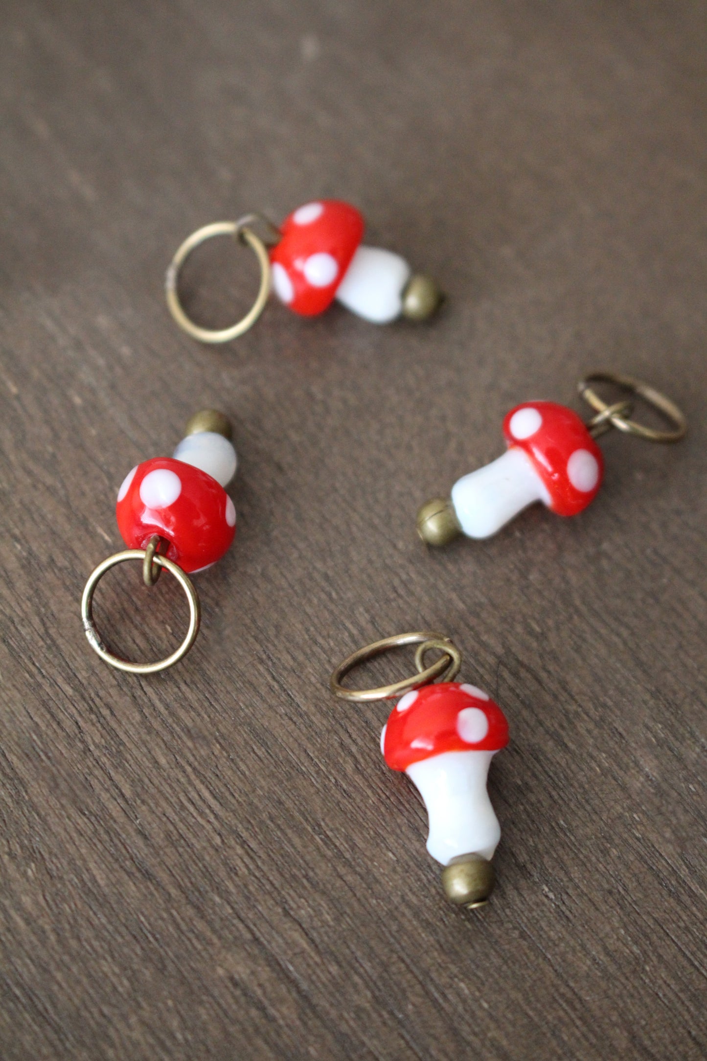 Toadstool Stitch Markers