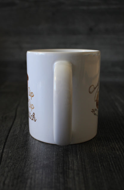 Vintage Sip Sip Stitch Mug