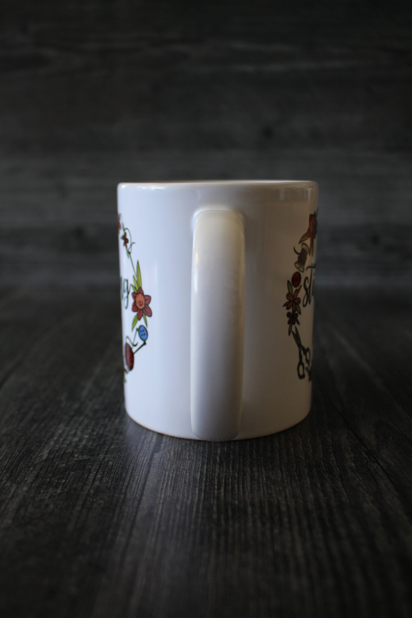 "Stitching Fuel" Mug