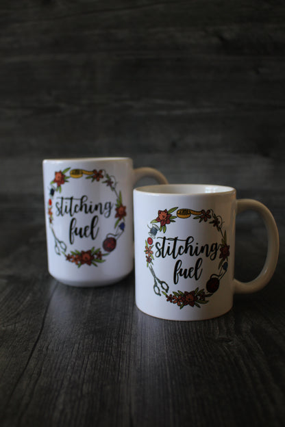 "Stitching Fuel" Mug