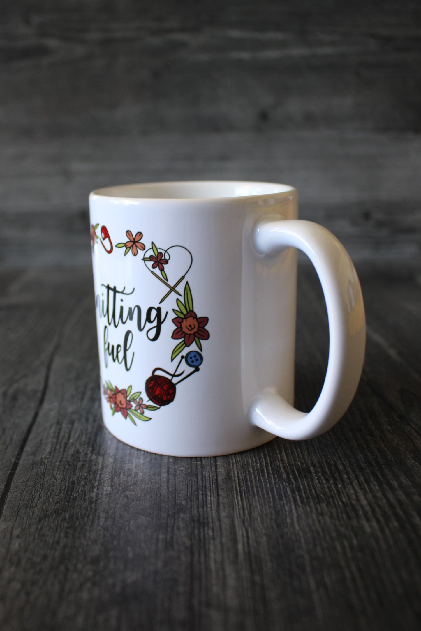 "Knitting Fuel" Mug