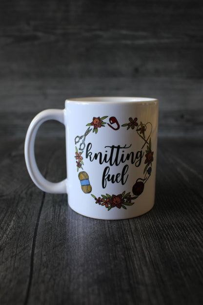 "Knitting Fuel" Mug