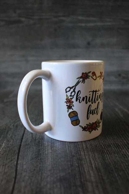 "Knitting Fuel" Mug