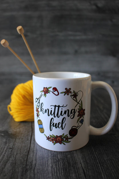 "Knitting Fuel" Mug