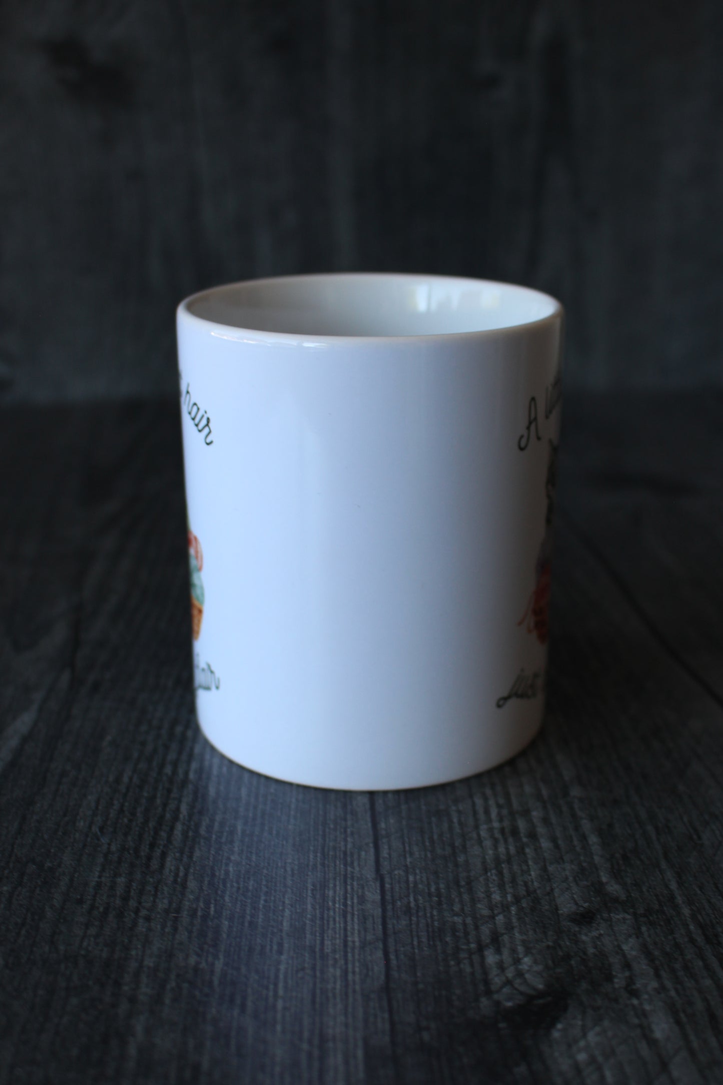 "A Little Cat Hair Just Adds Flair" Mug