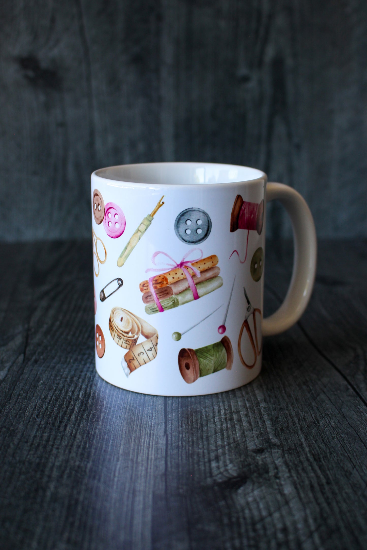 Vintage Sewing Haberdashery Mug