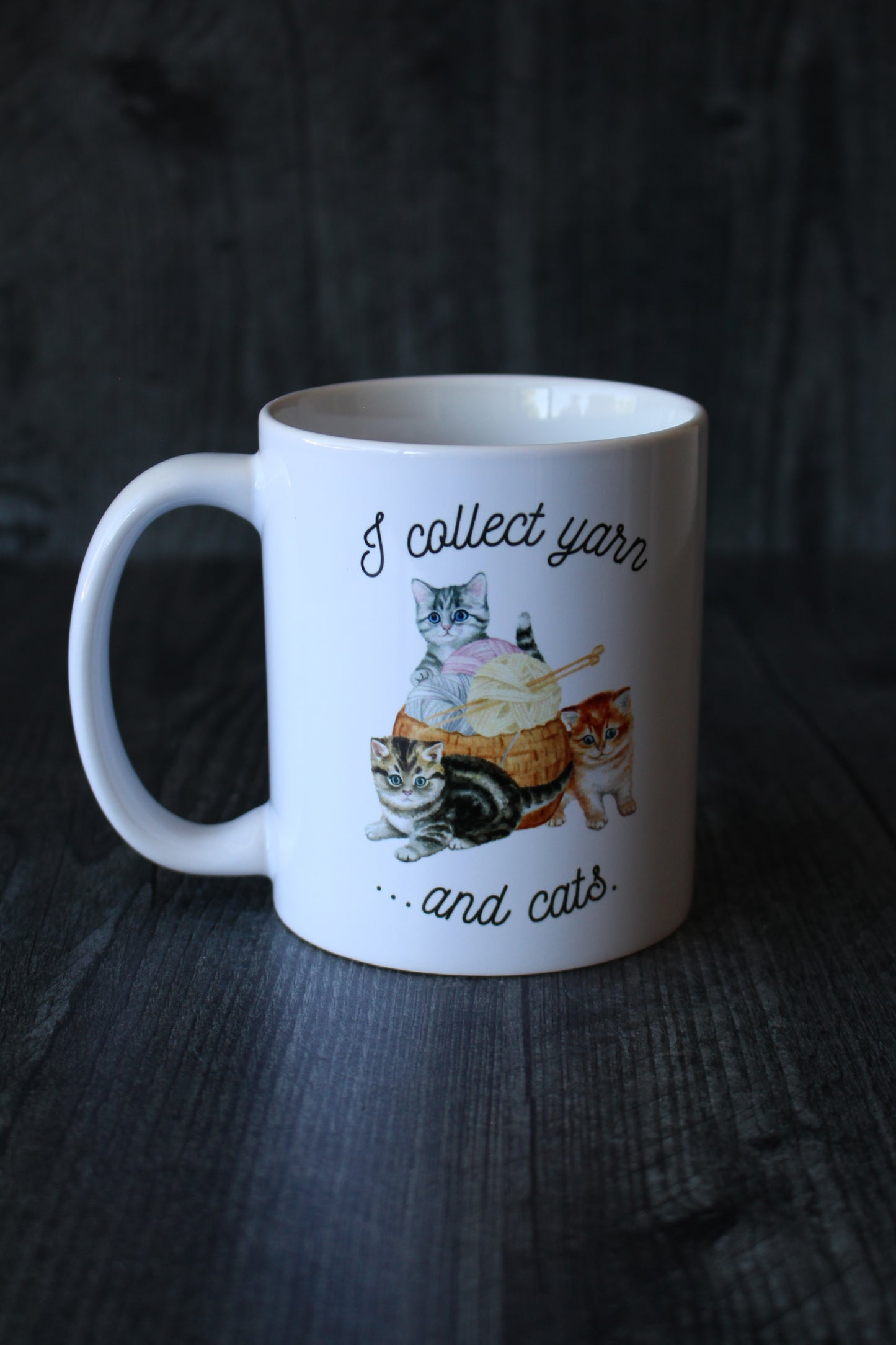 "I Collect Yarn And Cats" Mug