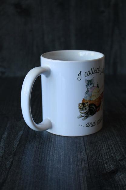 "I Collect Yarn And Cats" Mug