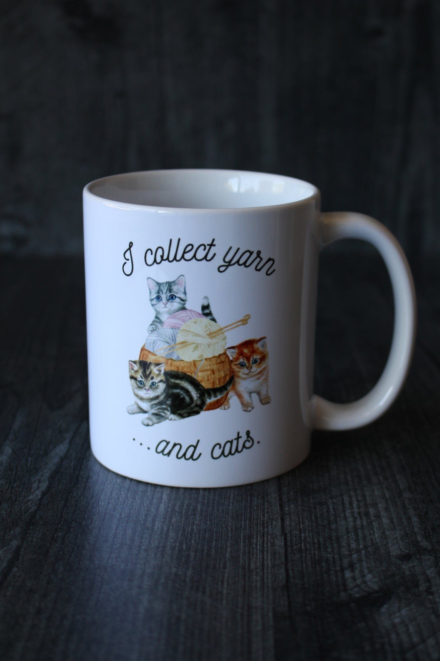 "I Collect Yarn And Cats" Mug