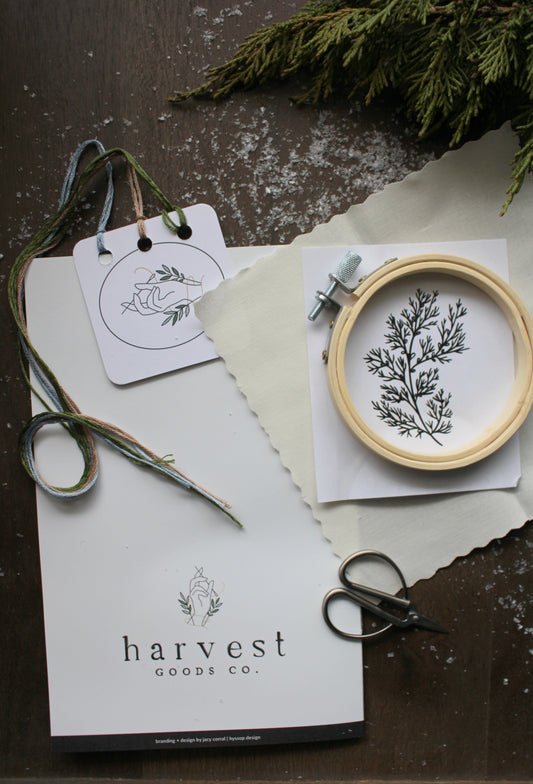 Harvest Goods Co. Juniper Embroidery Kit