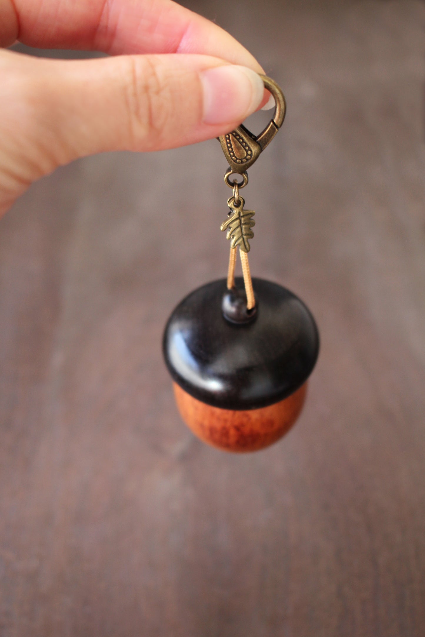 Large Acorn Stitch Marker Keeper