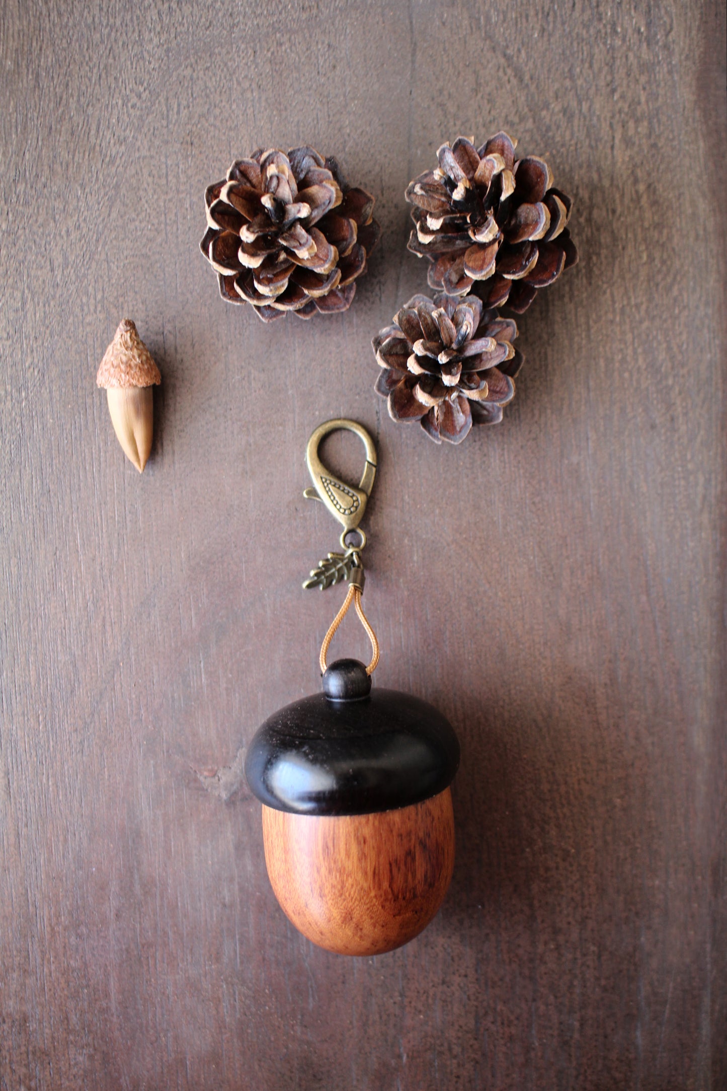 Large Acorn Stitch Marker Keeper