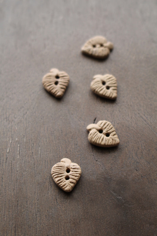 Handmade Leaf Buttons