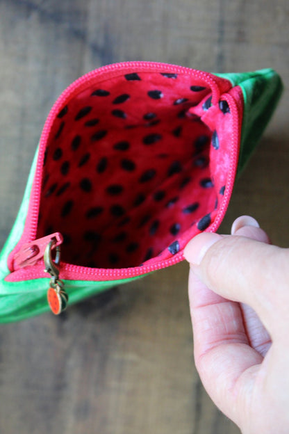 Ripe Watermelon Zippered Pouch