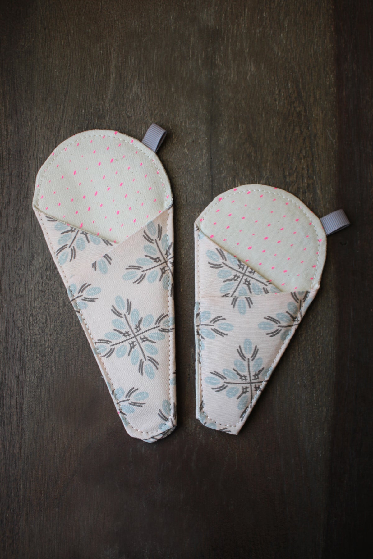 Pink Floral Scissor Sleeve