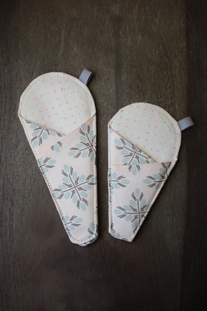 Pink Floral Scissor Sleeve