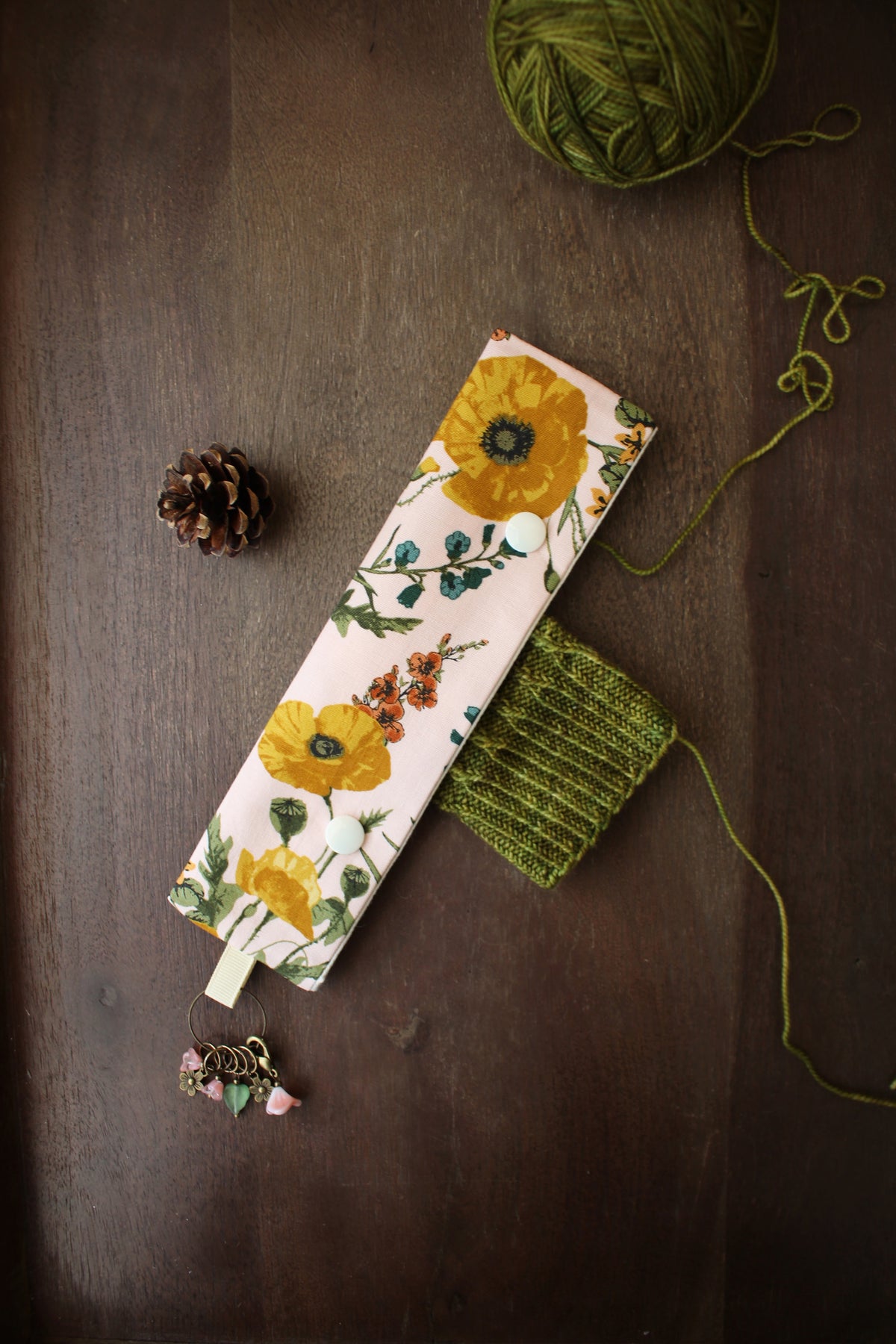 Wildflower Double-Pointed Needle Protector