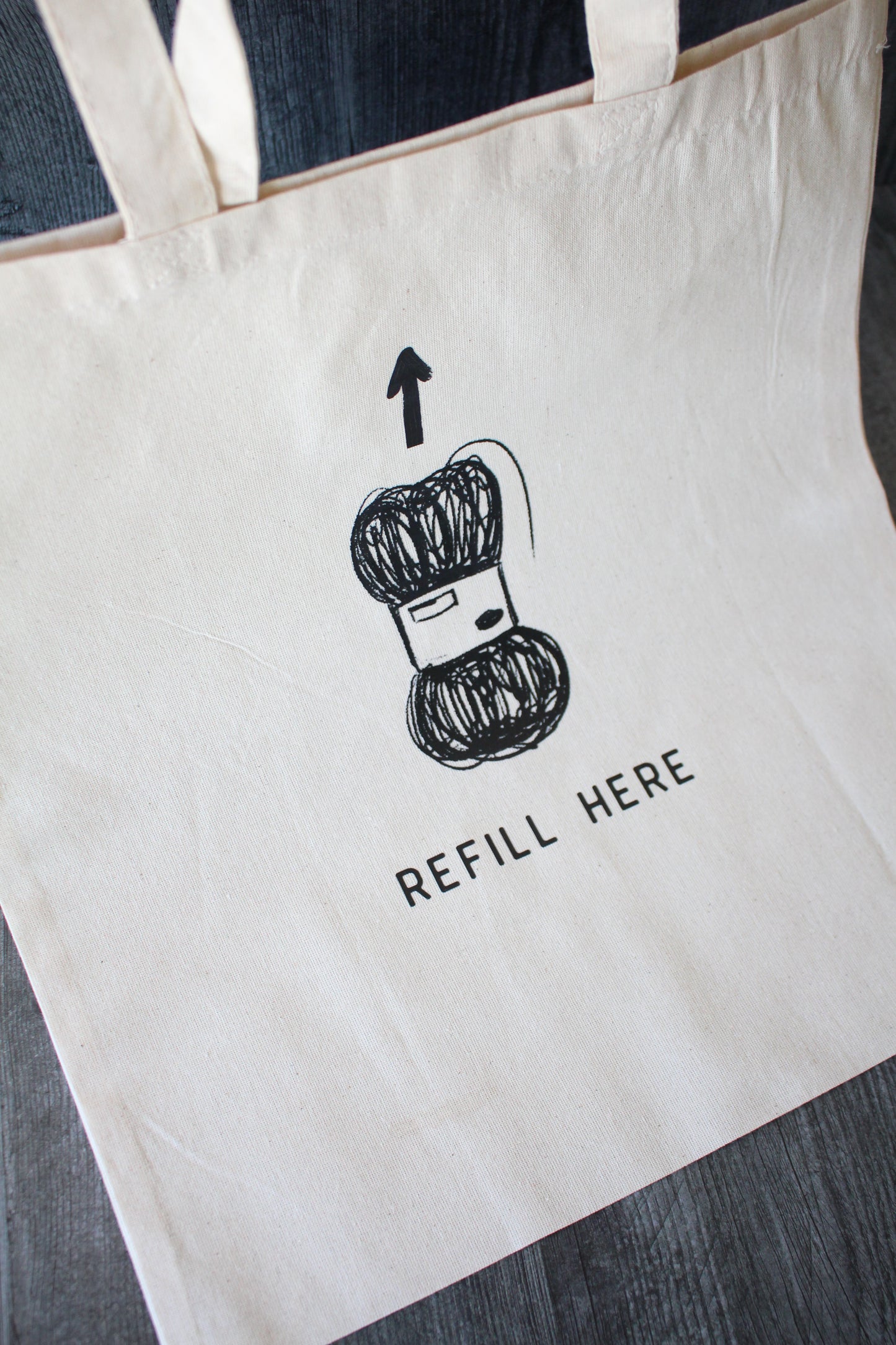 "Refill Here" Tote