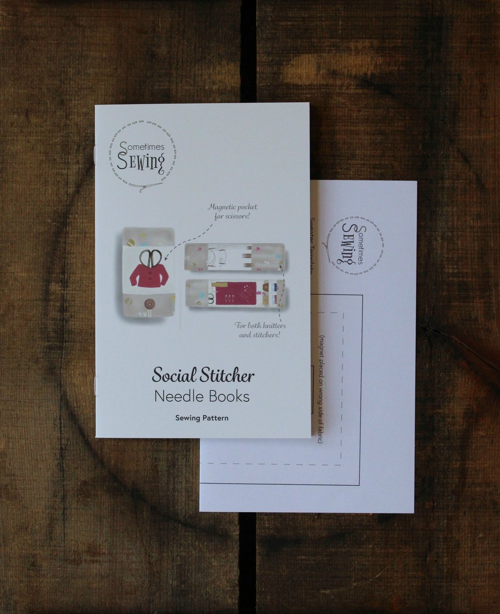 Social Stitcher Needle Books Printed Pattern