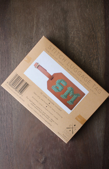 Luggage Tag Cross Stitch Kit