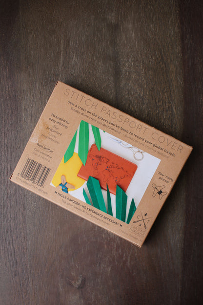 "Stitch Where You've Been" Passport Cover Kit