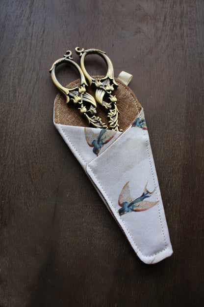 "Swallow In Flight" Scissor Sleeve