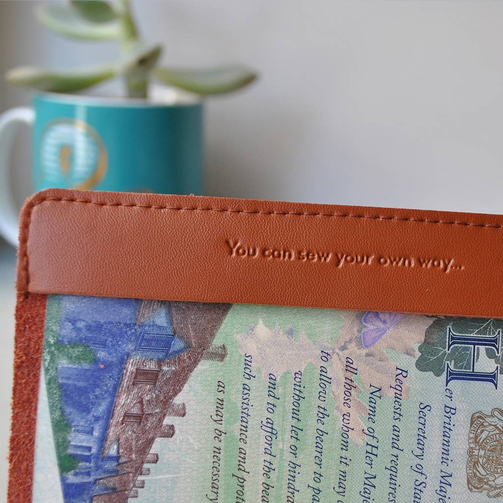 "Stitch Where You've Been" Passport Cover Kit