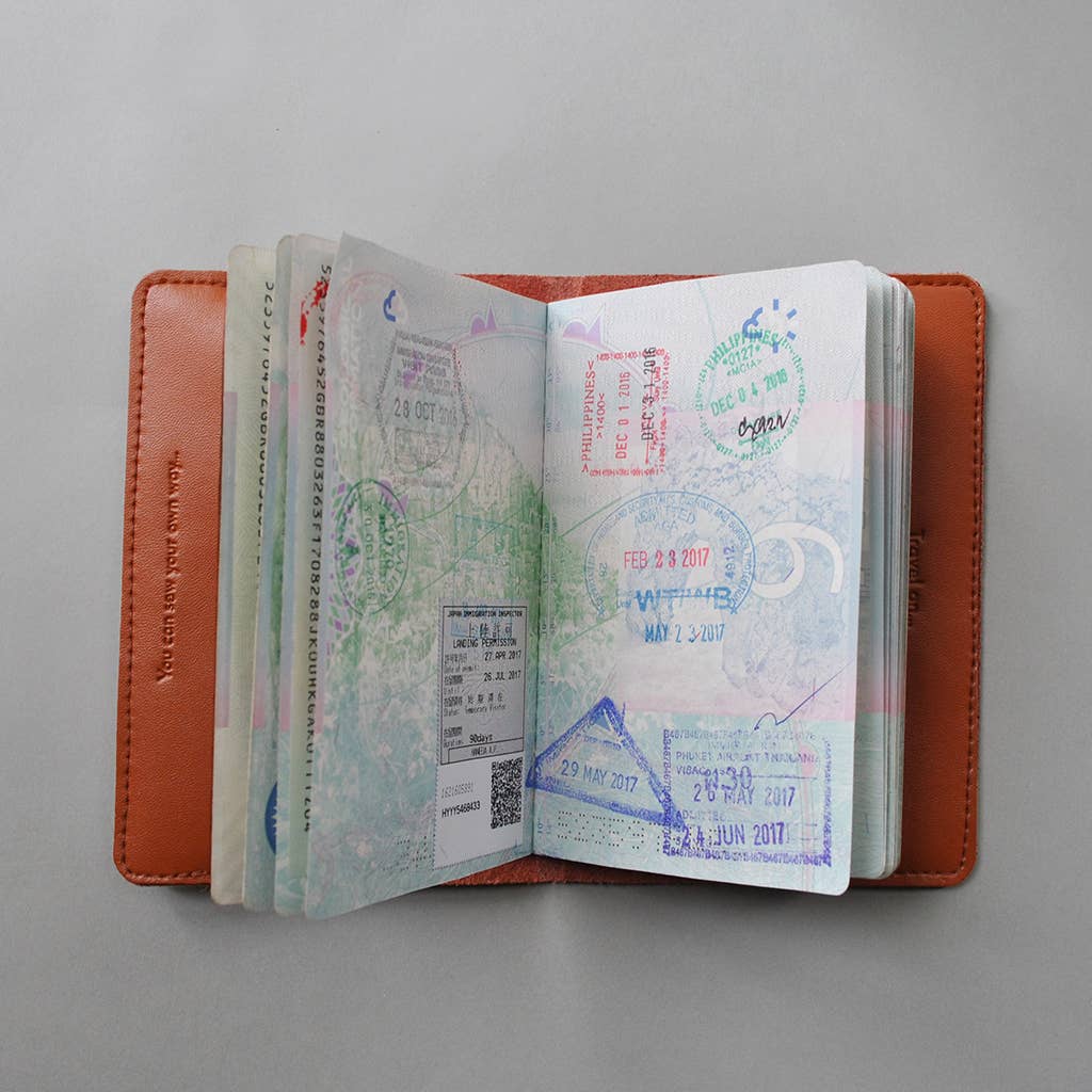 "Stitch Where You've Been" Passport Cover Kit