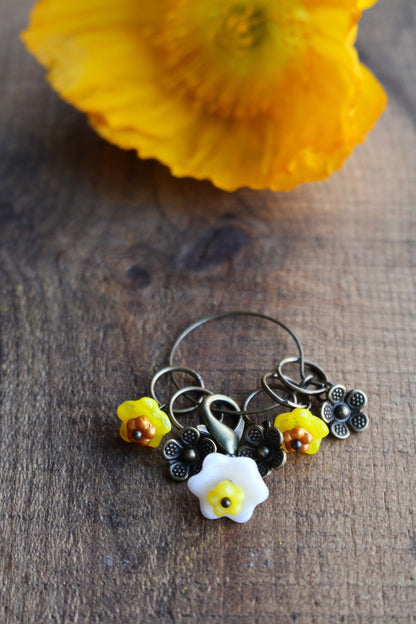 April Showers Bring May Flowers Stitch Markers