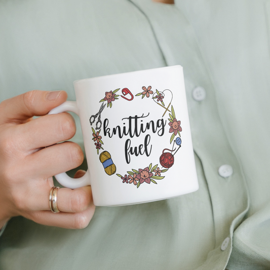 "Knitting Fuel" Mug